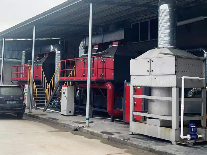 輪胎廢氣催化燃燒設(shè)備-橡膠廢氣催化燃燒裝置