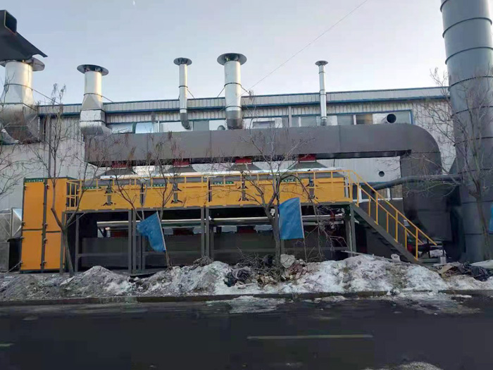 塑料造粒廢氣催化燃燒設備